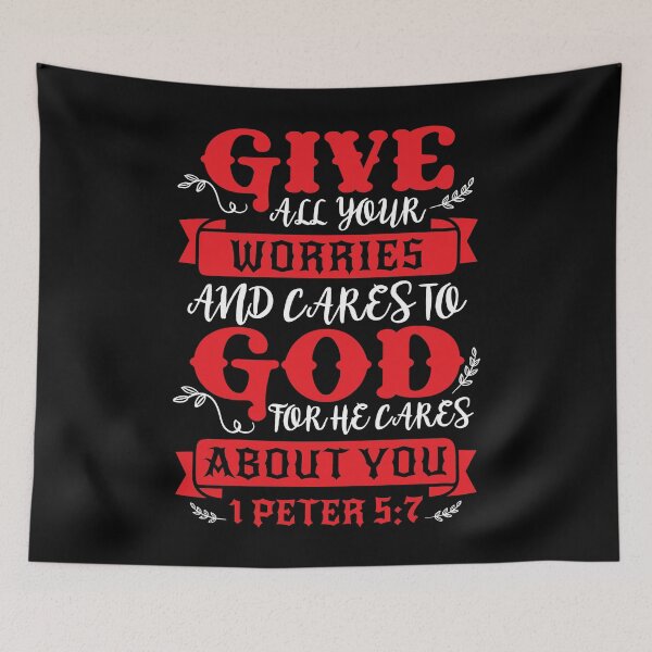 Item preview, 1 Peter 5:7 designed and sold by plushism.