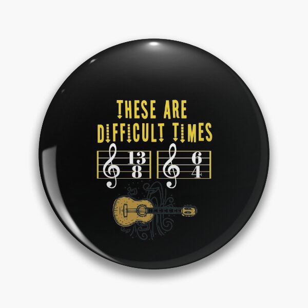Item preview, These Are Difficult Times Music Lover funny musician Gift designed and sold by HeroTee.