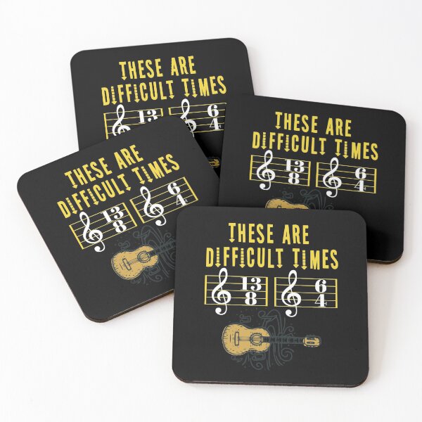 Item preview, These Are Difficult Times Music Lover funny musician Gift designed and sold by HeroTee.