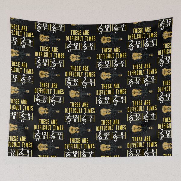 Item preview, These Are Difficult Times Music Lover funny musician Gift designed and sold by HeroTee.