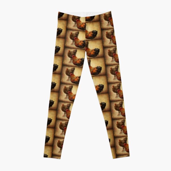 Rooster and hen Leggings