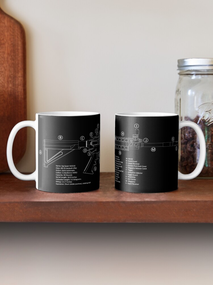 "AR15 Technical Information" Mug by SamLHenderson Redbubble