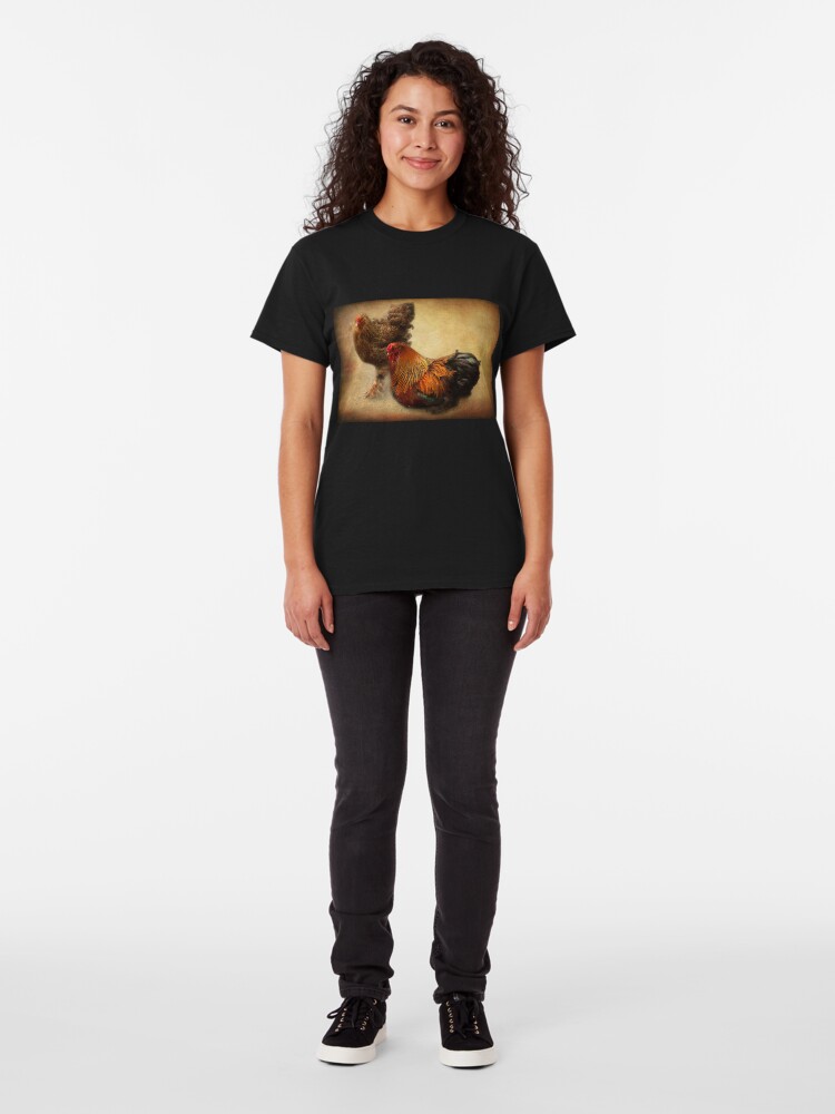 Alternate view of Rooster and hen Classic T-Shirt