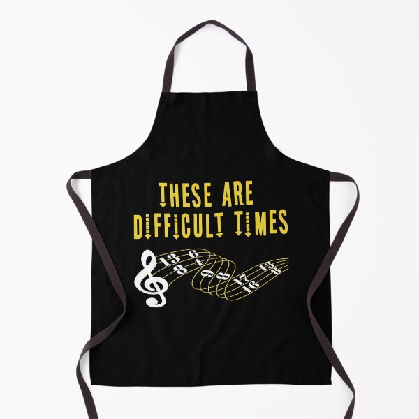 Item preview, These Are Difficult Times Music Lover funny musician Gift designed and sold by HeroTee.