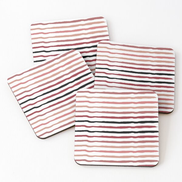 Item preview, Simple White, Black & Pink Gradient | Wavy Lines Pattern designed and sold by ukoko.