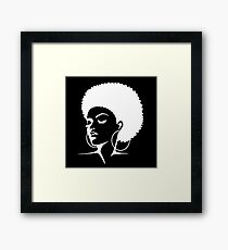 Black Female Pride Framed Print