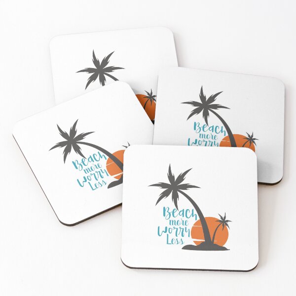 Item preview, Beach more - Worry less designed and sold by Thunderceptor.