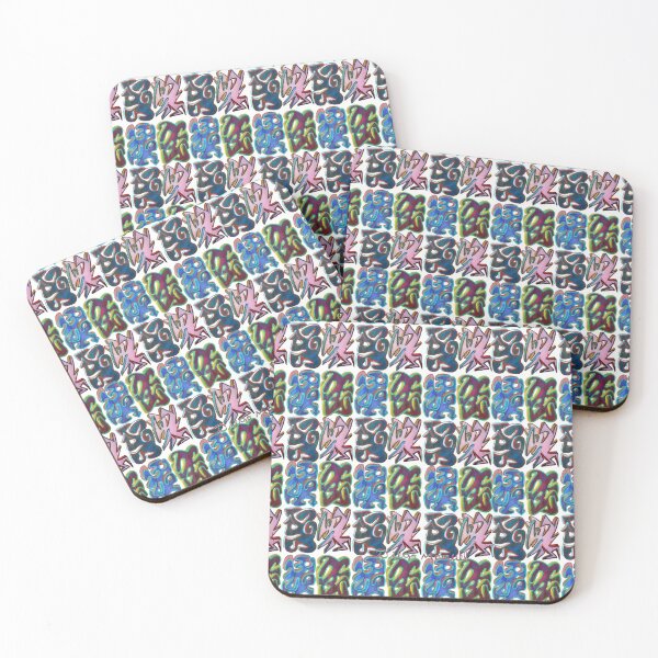 Item preview, 4 Graffitis tapiz designed and sold by Diego Manuel Rodriguez.