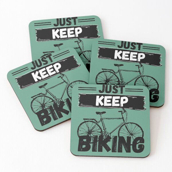 Item preview, Just Keep Biking designed and sold by MariusMunteanu.