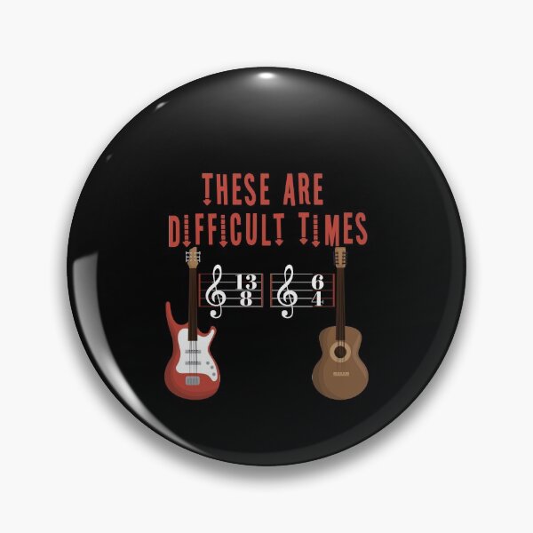Item preview, These Are Difficult Times Music Lover funny musician Gift designed and sold by HeroTee.