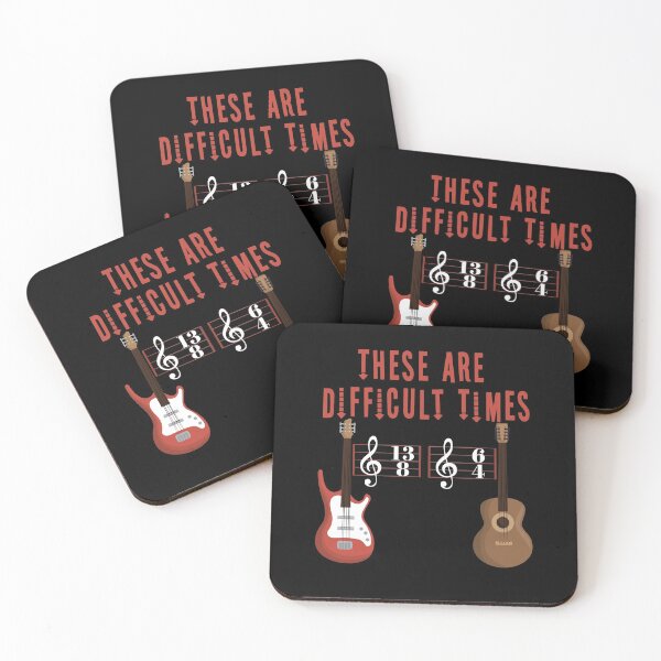 Item preview, These Are Difficult Times Music Lover funny musician Gift designed and sold by HeroTee.