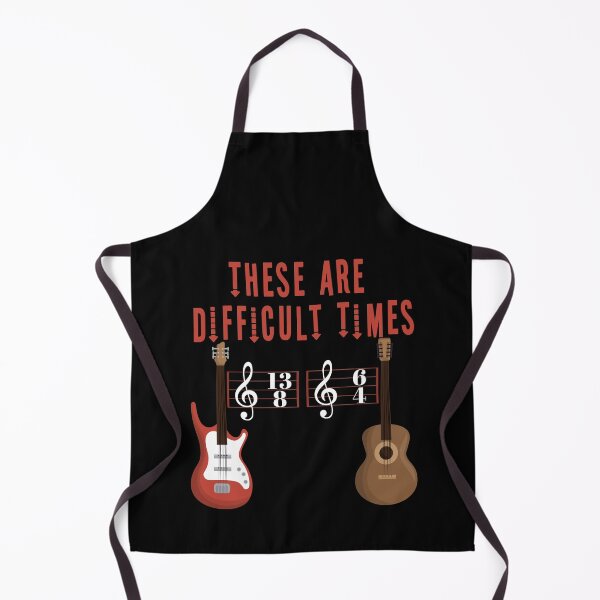 Item preview, These Are Difficult Times Music Lover funny musician Gift designed and sold by HeroTee.