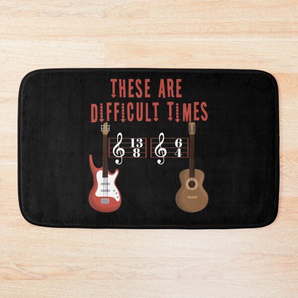 Item preview, These Are Difficult Times Music Lover funny musician Gift designed and sold by HeroTee.