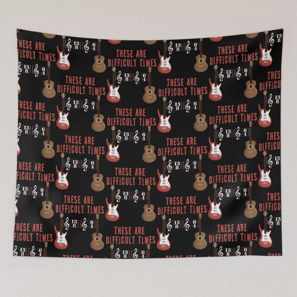 Item preview, These Are Difficult Times Music Lover funny musician Gift designed and sold by HeroTee.