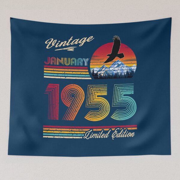 Item preview, January 1955 Birthday designed and sold by GreenSplash.