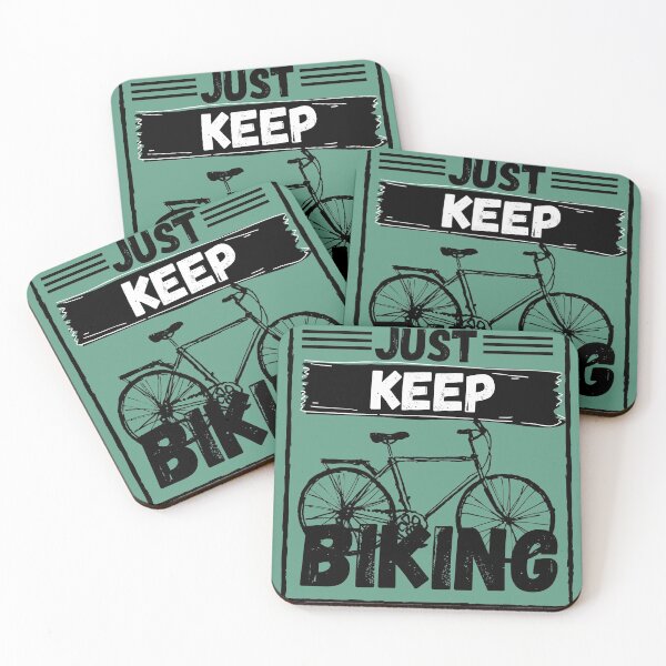 Item preview, Just Keep Biking designed and sold by MariusMunteanu.