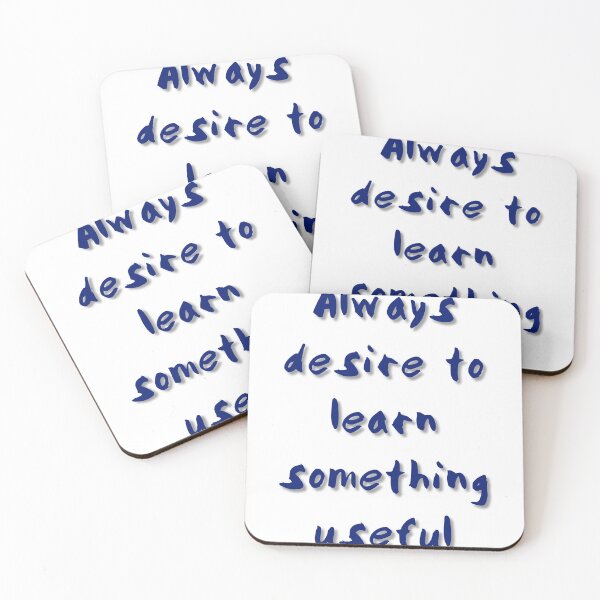 Item preview, Always desire to learn something useful , quote, designed and sold by Ani1111.