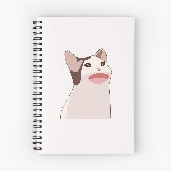 Item preview, popping cat meme, memecompilation designed and sold by Rougierdesign.