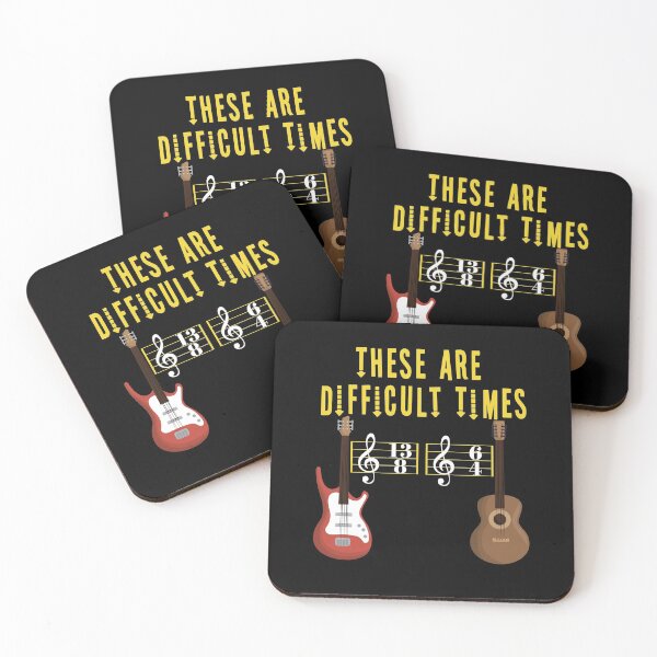 Item preview, These Are Difficult Times Music Lover funny musician Gift designed and sold by HeroTee.