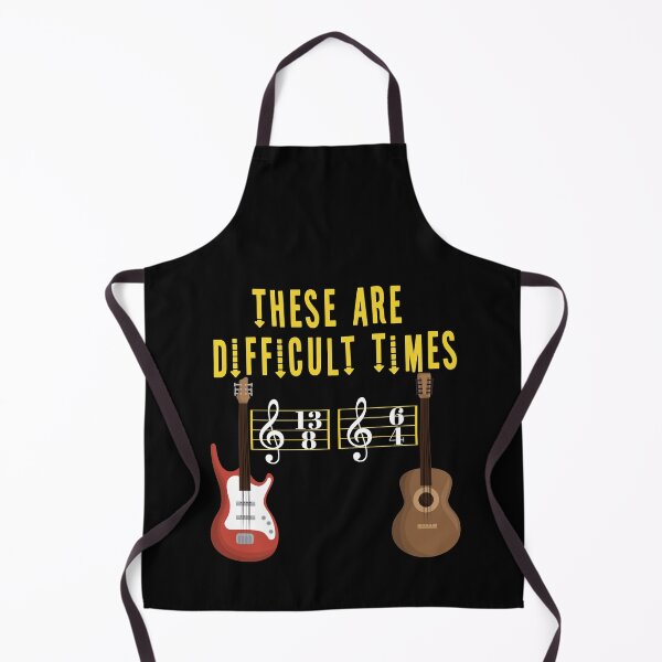 Item preview, These Are Difficult Times Music Lover funny musician Gift designed and sold by HeroTee.