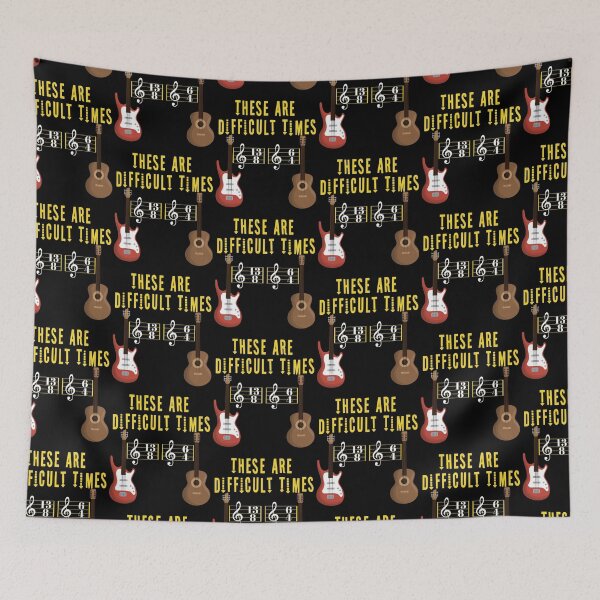 Item preview, These Are Difficult Times Music Lover funny musician Gift designed and sold by HeroTee.