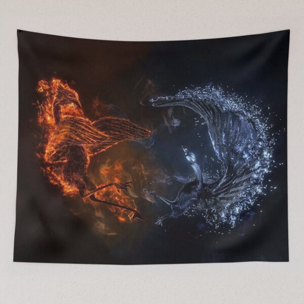 Item preview,  dance of phoenixes of water and fire designed and sold by 42youbest.