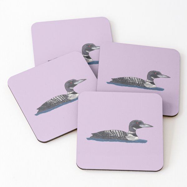 Item preview, Common Loon watercolor illustration designed and sold by TheWaterBirds.