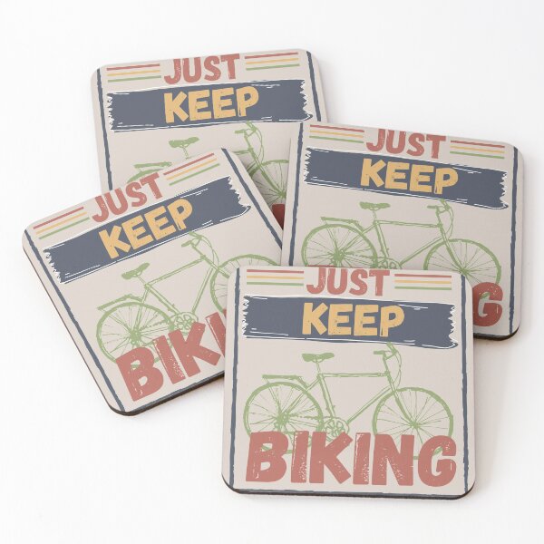 Item preview, Just Keep Biking designed and sold by MariusMunteanu.