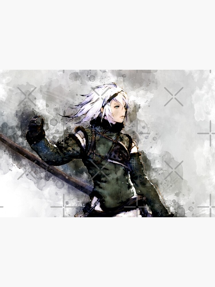 NieR Replicant - Protagonist *Watercolor* Poster for Sale by