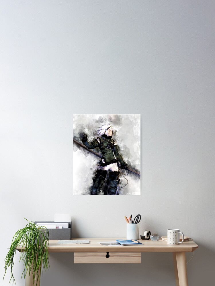 NieR Replicant - Protagonist *Watercolor* Poster for Sale by