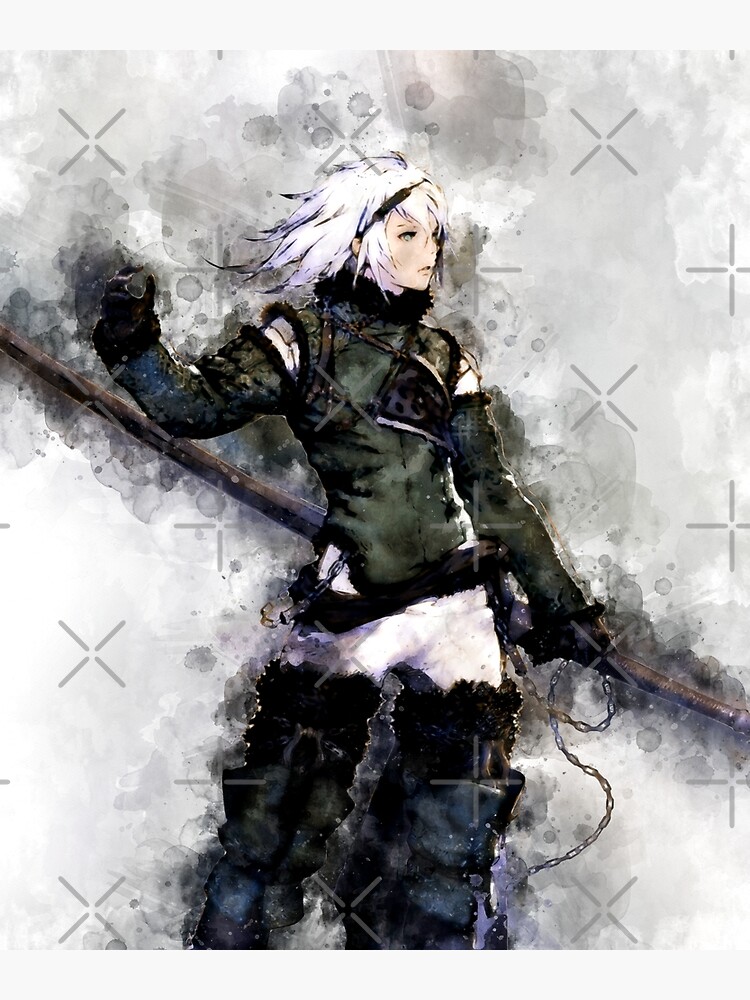 NieR Replicant - Protagonist *Watercolor* Poster for Sale by