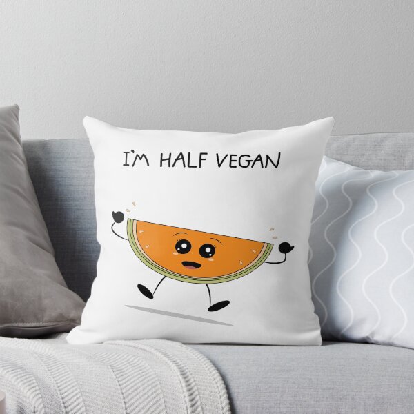 Item preview, I'm half vegan cantaloupe designed and sold by Coowo22.