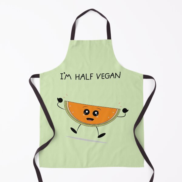 Item preview, I'm half vegan cantaloupe designed and sold by Coowo22.