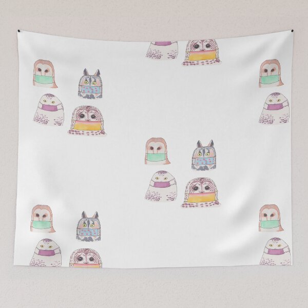 Item preview, Birds in face masks. 2020 birds designed and sold by TheWaterBirds.