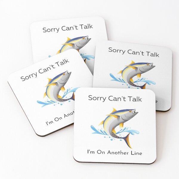 Item preview, Funny fishing Lover Gift,Sorry Can't Talk I'm On Another Line designed and sold by piskwi.
