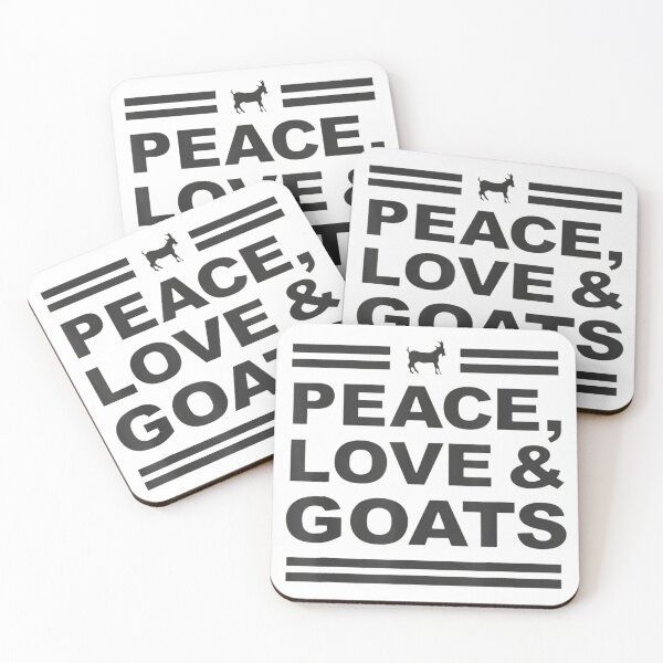 Item preview, Peace Love and Goats designed and sold by BTGTEES.