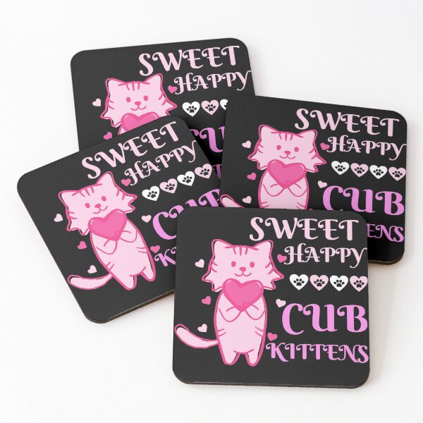 Item preview, Sweet Happy Cub Kittens designed and sold by Vibing-Right.