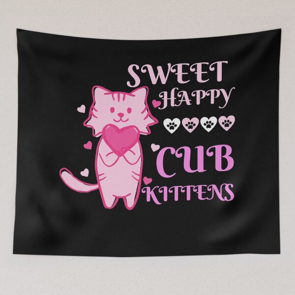 Item preview, Sweet Happy Cub Kittens designed and sold by Vibing-Right.