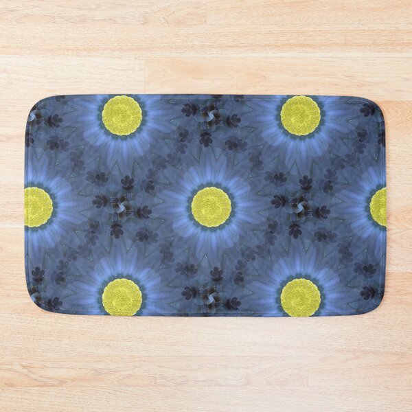 Item preview, Blue Floral Kaleidoscope designed and sold by SAdigital.