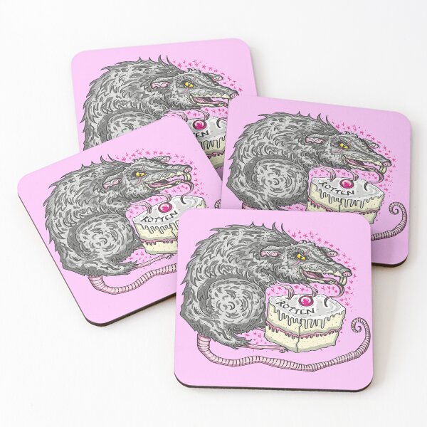 Item preview, rat with cake designed and sold by poison-pixie.