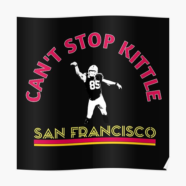 George Kittle 85 San Francisco 49ers football player poster gift