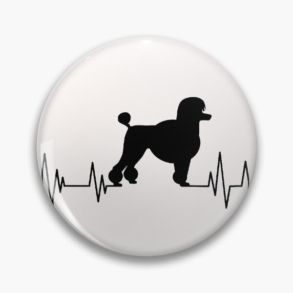 Item preview, Poodle Heartbeat dog Heartbeat Poodle Silhouette designed and sold by ELmezz.