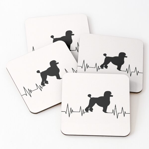 Item preview, Poodle Heartbeat dog Heartbeat Poodle Silhouette designed and sold by ELmezz.