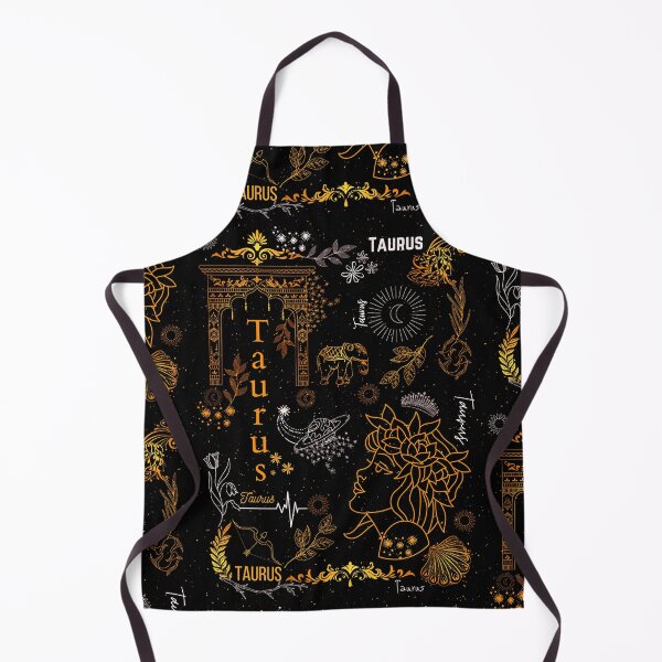 Taurus Zodiac Horoscope Design Apron