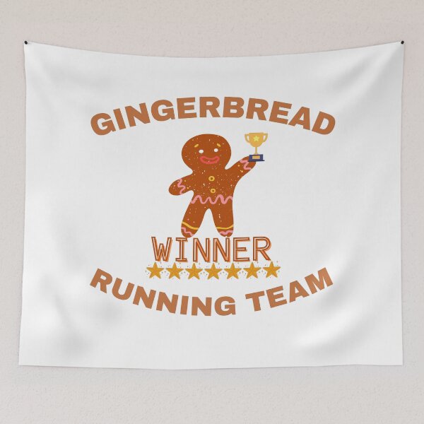 Item preview, Gingerbread Running Team designed and sold by Vibing-Right.