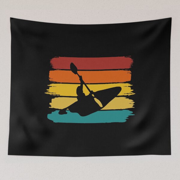 Item preview, Kayaking - Retro Brush Stripes  designed and sold by HeatherPore.
