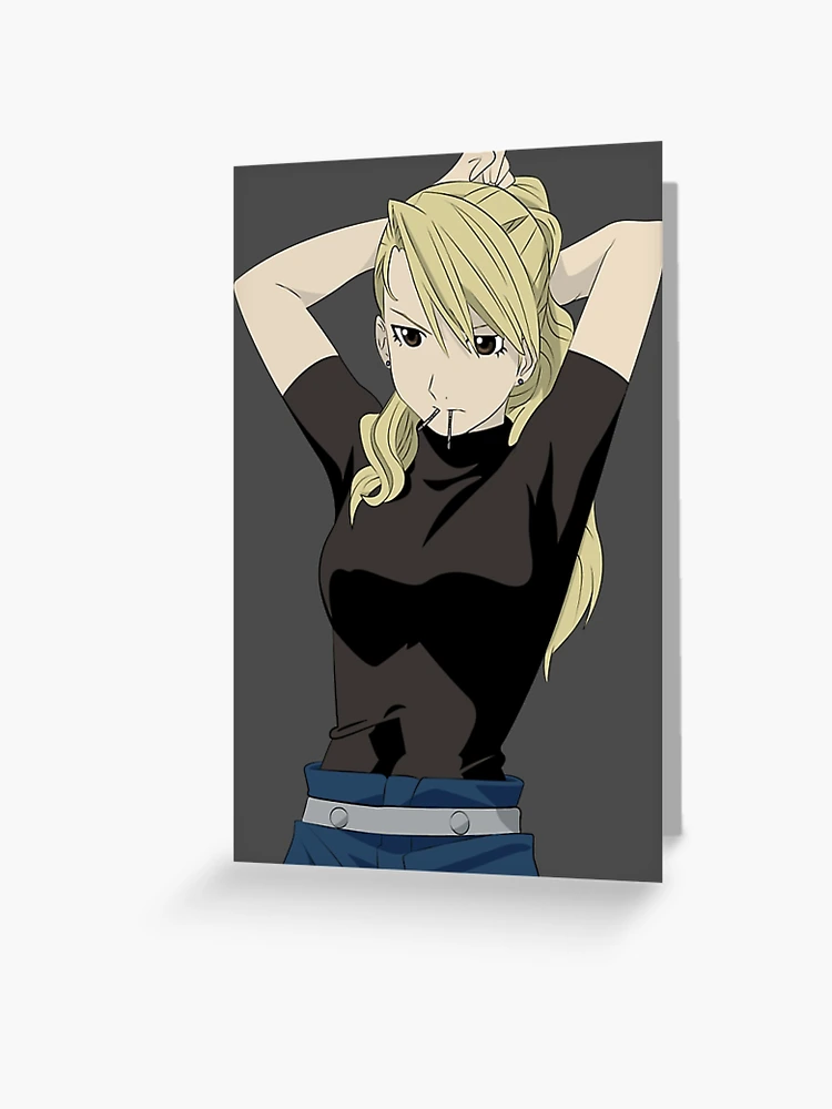 Fullmetal Alchemist Riza Hawkeye Half Body" Greeting Card for Sale by  thePeachPit | Redbubble