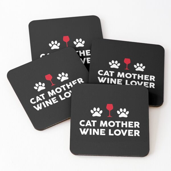 Item preview, Cat mother wine lover designed and sold by GoldenDov.