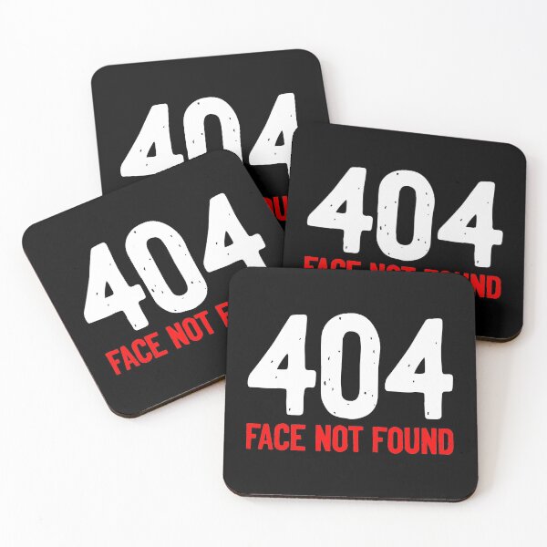 Item preview, 404 Face Not Found Error Message designed and sold by Sour Soul.