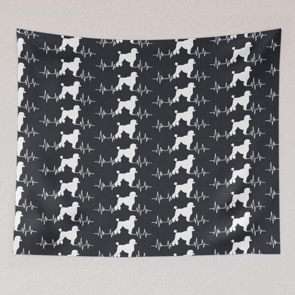 Item preview, Poodle Heartbeat dog Heartbeat Poodle Silhouette designed and sold by ELmezz.